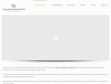 Tablet Screenshot of earlsonfarmhouse.com